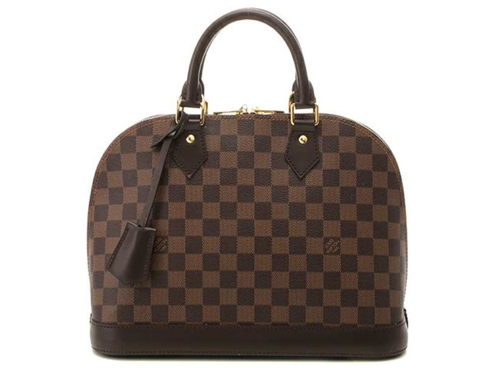 LOUIS VUITTON Alma Damier Ebene Brown